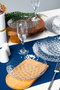 Hermia Set de Servir Pasteles Prizma 7 de Vidrio Transparente de 7 Piezas